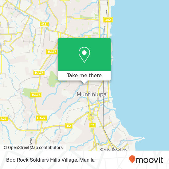 Boo Rock Soldiers Hills Village map