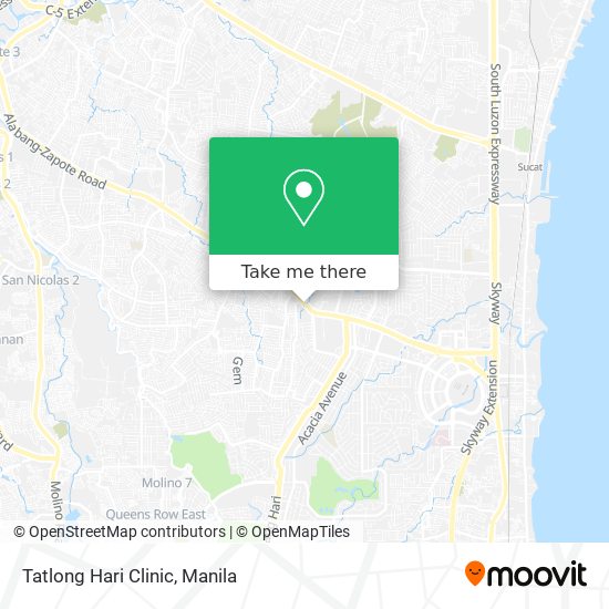 Tatlong Hari Clinic map