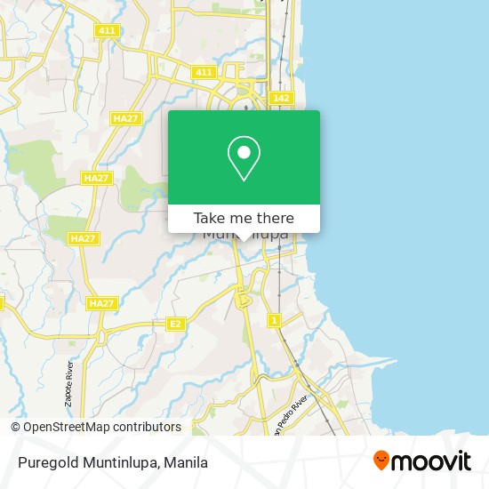 Puregold Muntinlupa map
