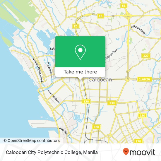 Caloocan City Polytechnic College map