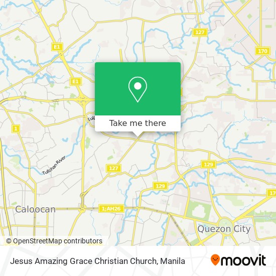 Jesus Amazing Grace Christian Church map