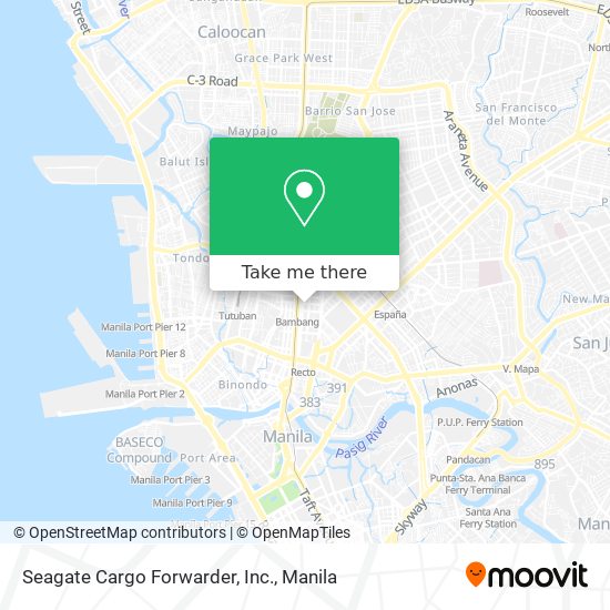 Seagate Cargo Forwarder, Inc. map