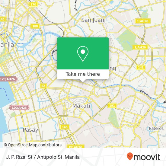 J. P. Rizal St / Antipolo St map