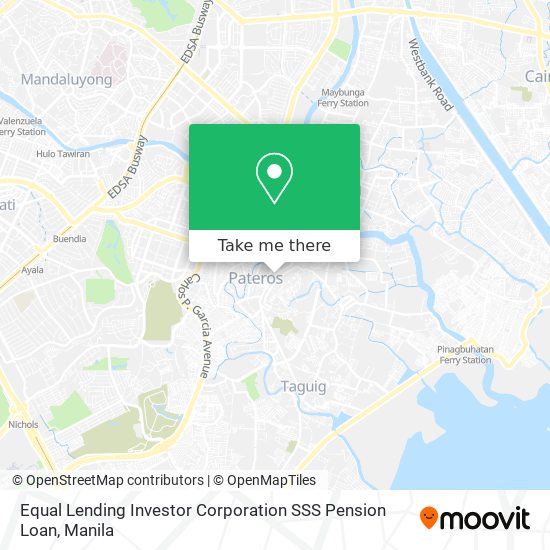 Equal Lending Investor Corporation SSS Pension Loan map