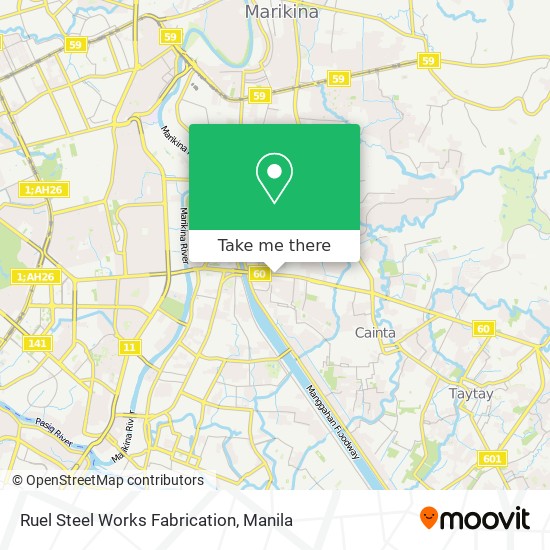 Ruel Steel Works Fabrication map