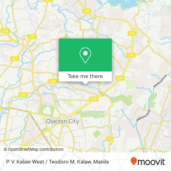 P. V. Kalaw West / Teodoro M. Kalaw map