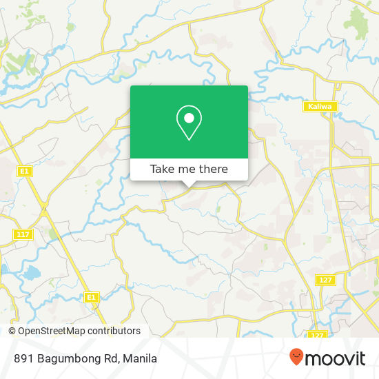891 Bagumbong Rd map