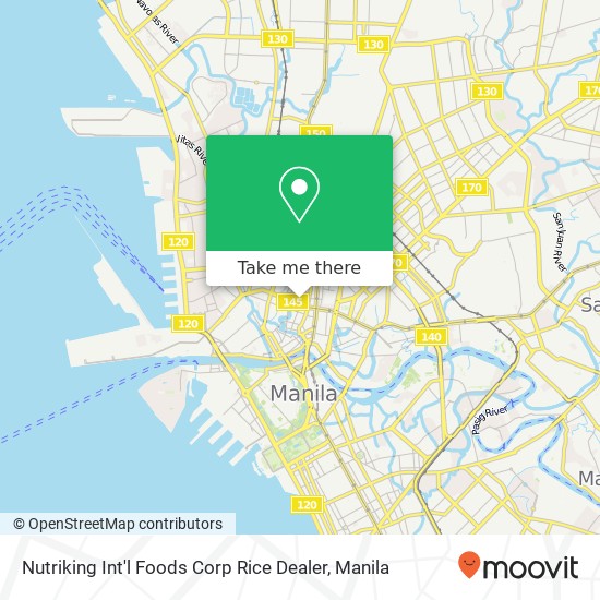 Nutriking Int'l Foods Corp Rice Dealer map