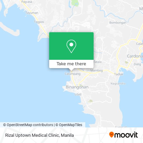 Rizal Uptown Medical Clinic map