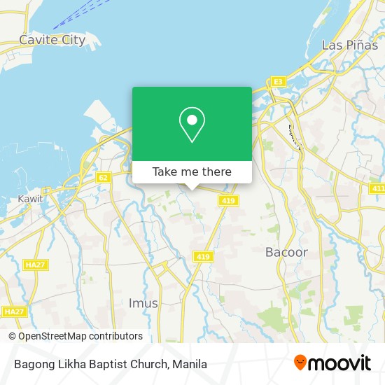 Bagong Likha Baptist Church map