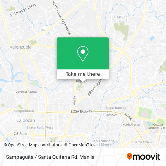 Sampaguita / Santa Quiteria Rd map