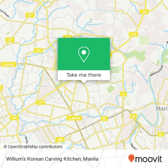 Willium's Korean Carving Kitchen map