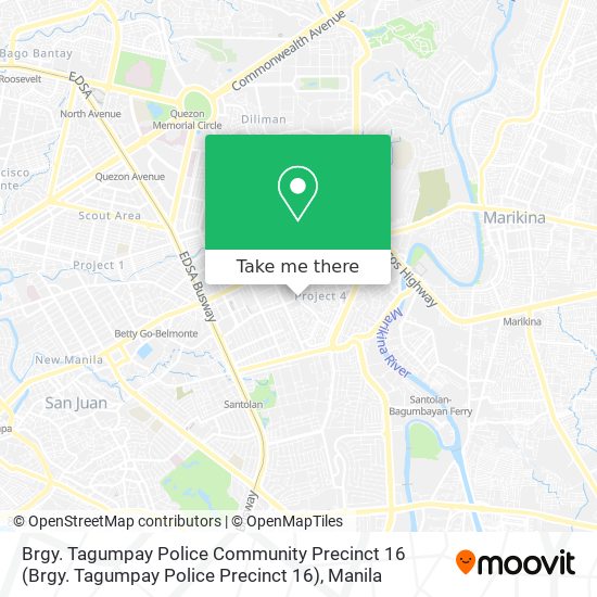 Brgy. Tagumpay Police Community Precinct 16 map