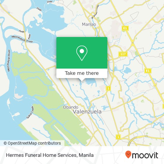 Hermes Funeral Home Services map
