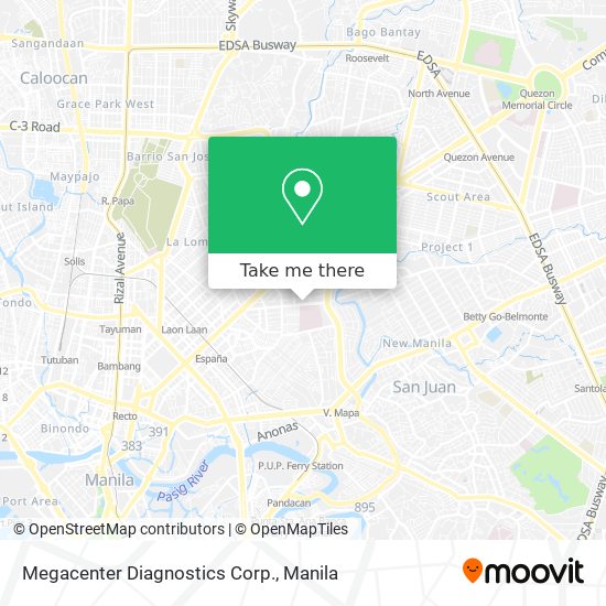 Megacenter Diagnostics Corp. map