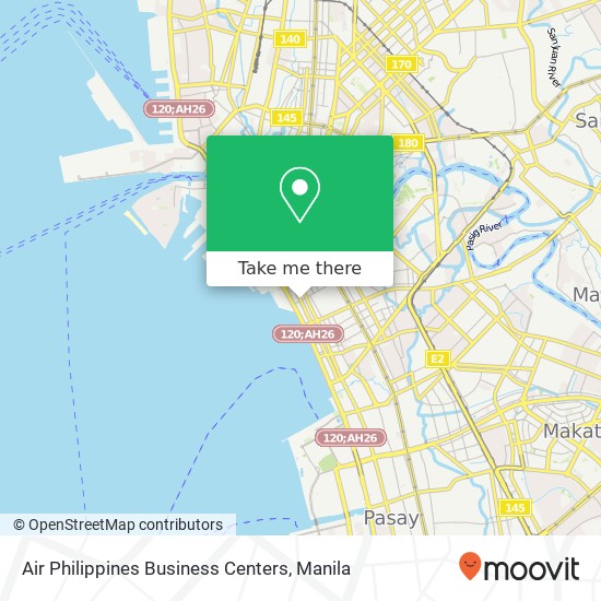 Air Philippines Business Centers map