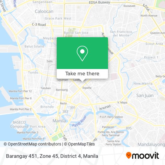Barangay 451, Zone 45, District 4 map