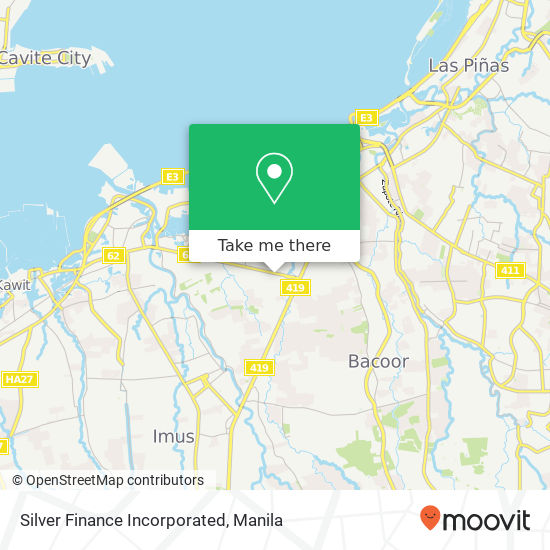 Silver Finance Incorporated map
