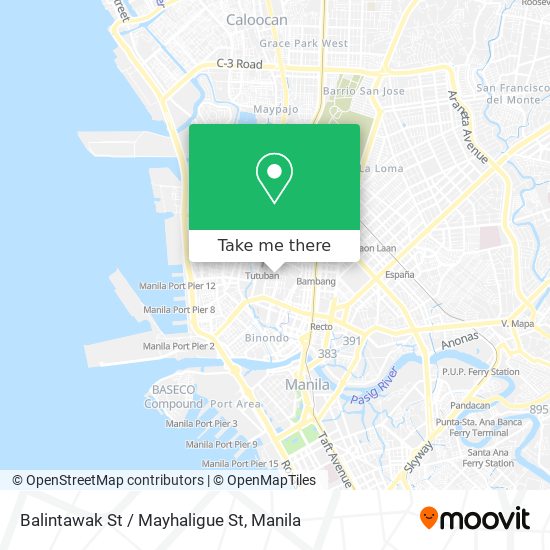 Balintawak St / Mayhaligue St map