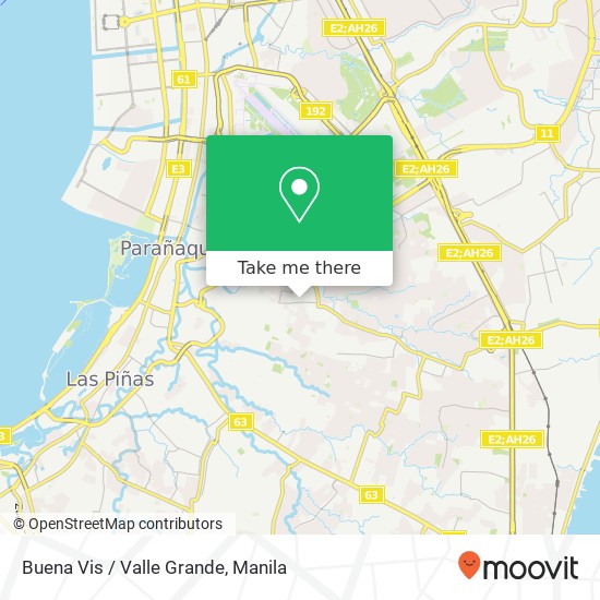 Buena Vis / Valle Grande map