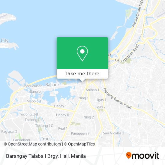 Barangay Talaba I Brgy. Hall map