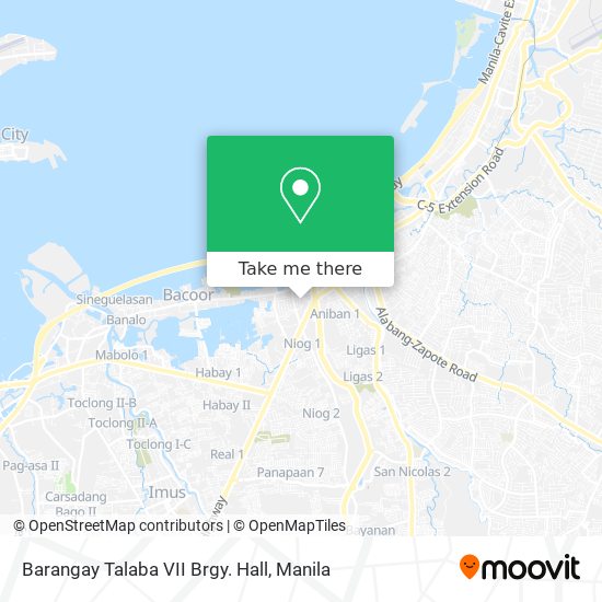 Barangay Talaba VII Brgy. Hall map