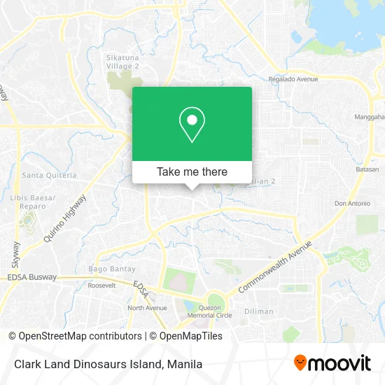 Clark Land Dinosaurs Island map