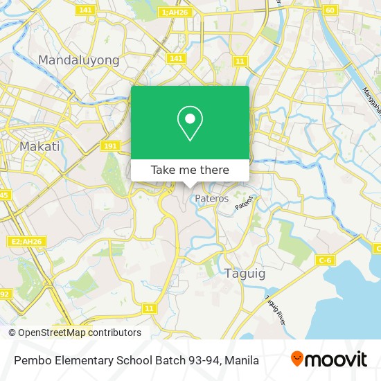 Pembo Elementary School Batch 93-94 map