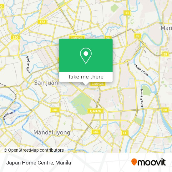 Japan Home Centre map