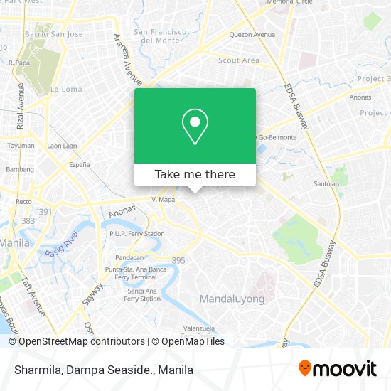 Sharmila, Dampa Seaside. map