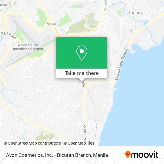 Avon Cosmetics, Inc. - Bicutan Branch map