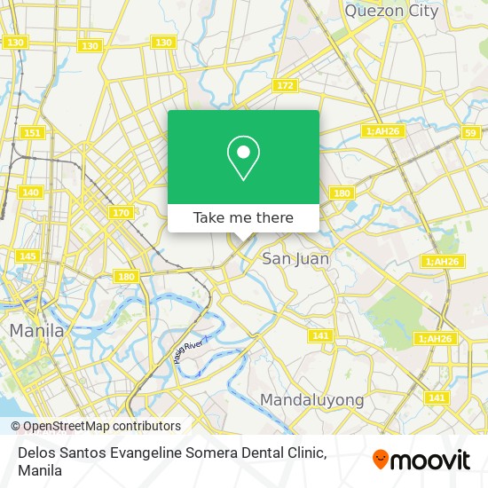 Delos Santos Evangeline Somera Dental Clinic map