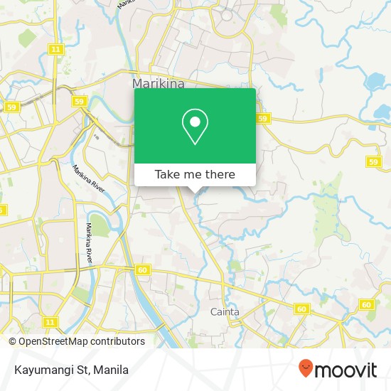 Kayumangi St map