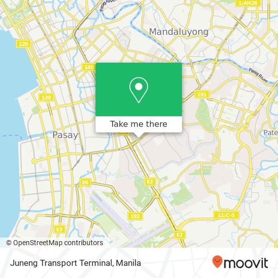 Juneng Transport Terminal map