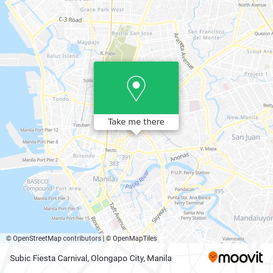 Subic Fiesta Carnival, Olongapo City map