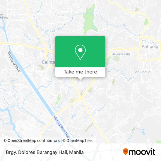 Brgy. Dolores Barangay Hall map