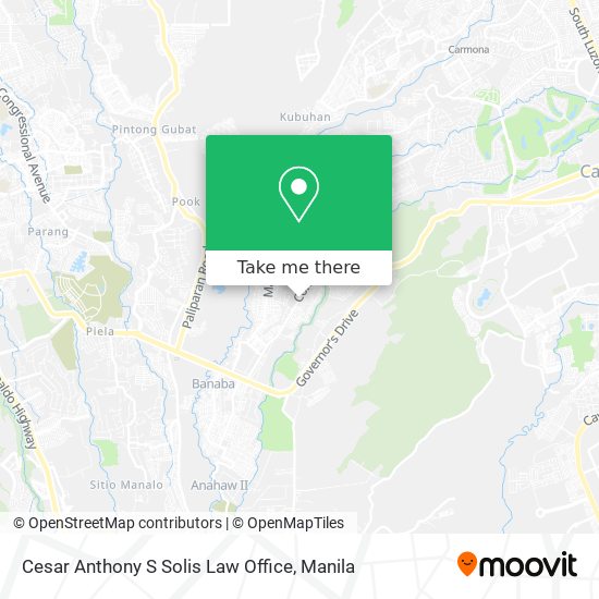 Cesar Anthony S Solis Law Office map
