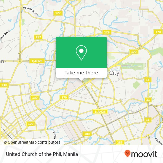 United Church of the Phil map