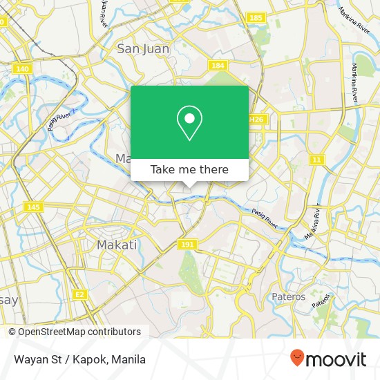 Wayan St / Kapok map