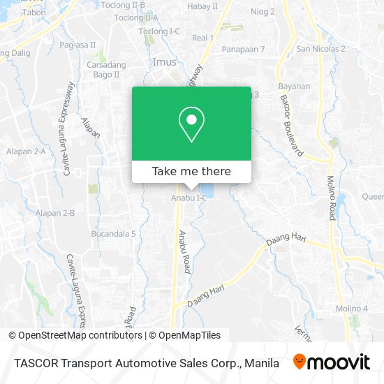 TASCOR Transport Automotive Sales Corp. map