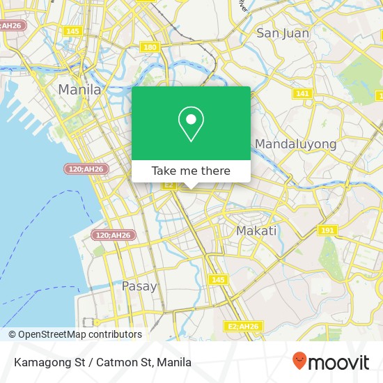 Kamagong St / Catmon St map