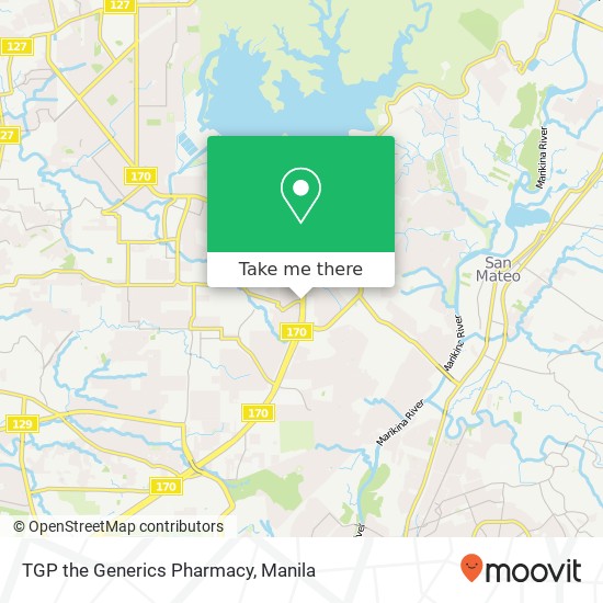 TGP the Generics Pharmacy map