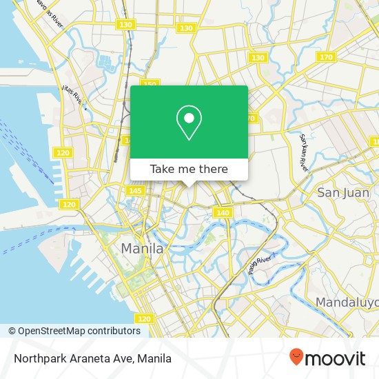 Northpark Araneta Ave map
