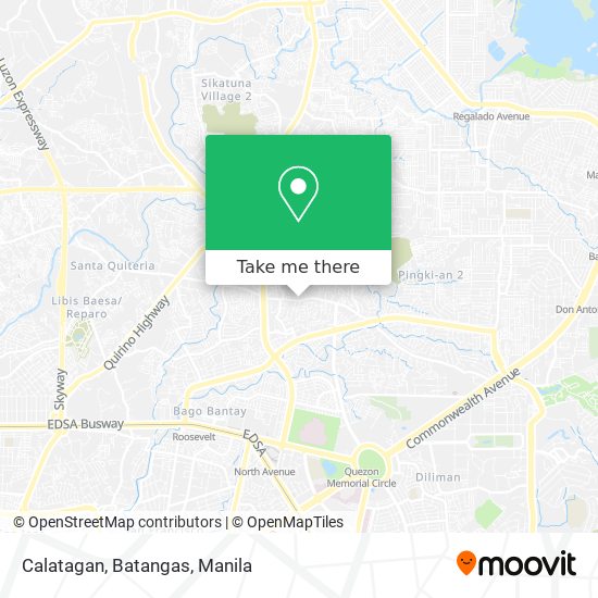 Calatagan, Batangas map