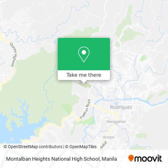 Montalban Heights National High School map