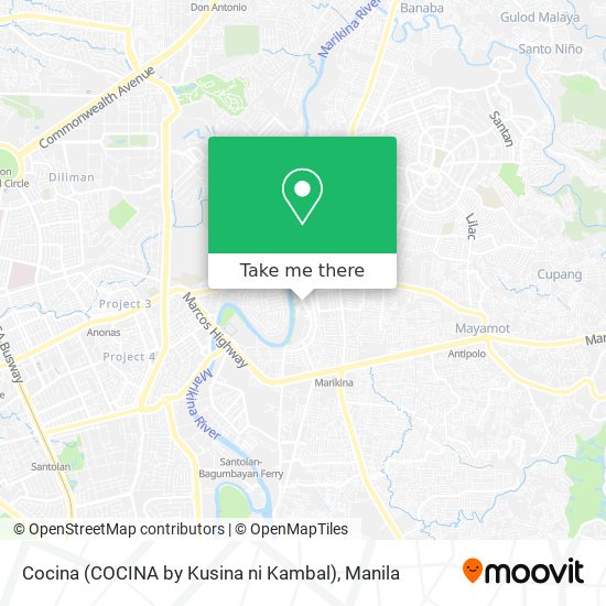 Cocina (COCINA by Kusina ni Kambal) map