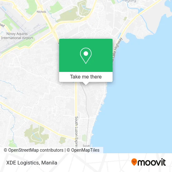 XDE Logistics map