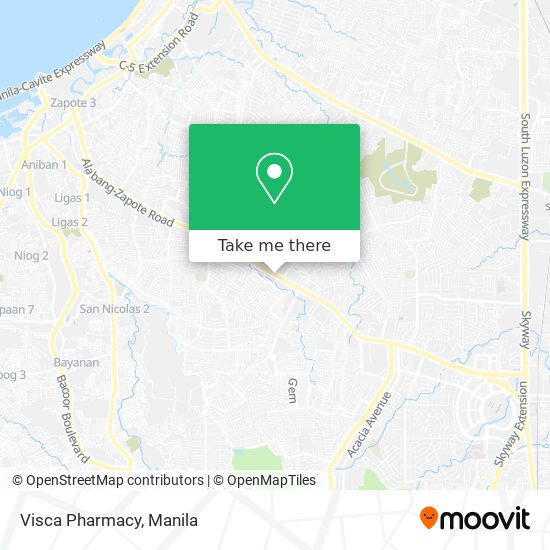 Visca Pharmacy map