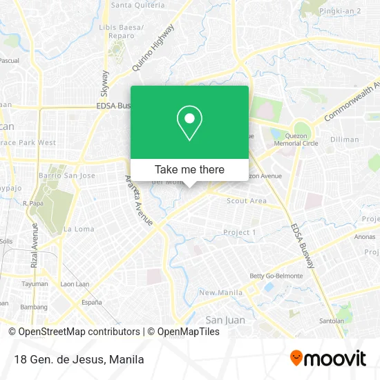 18 Gen. de Jesus map