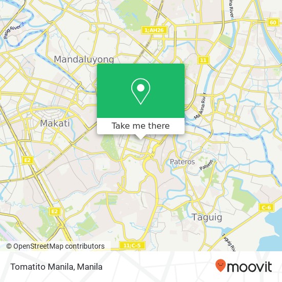 Tomatito Manila map